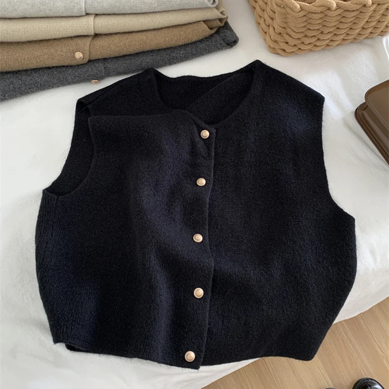 1+1 FREE | Amanda - Knitted Sleeveless Vest