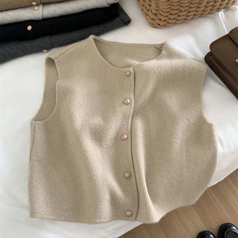 1+1 FREE | Amanda - Knitted Sleeveless Vest