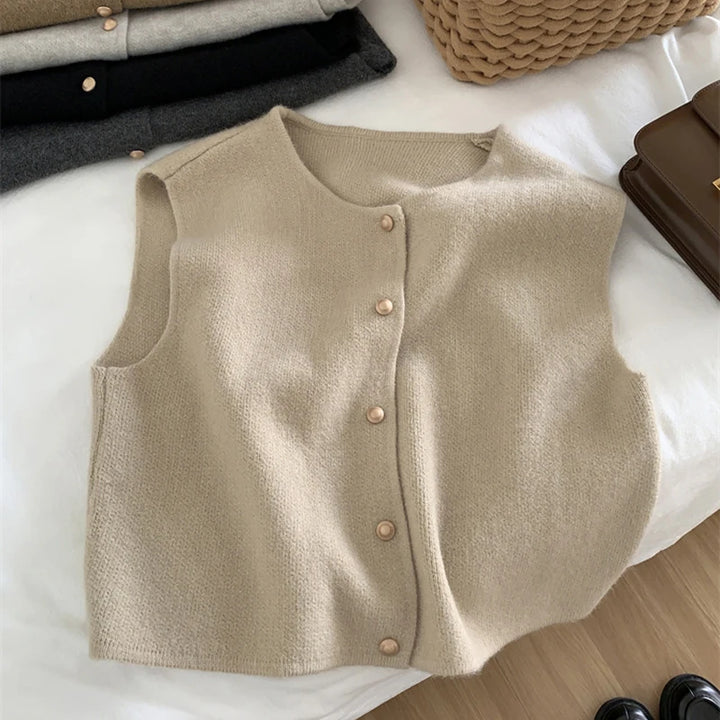 1+1 FREE | Amanda - Knitted Sleeveless Vest