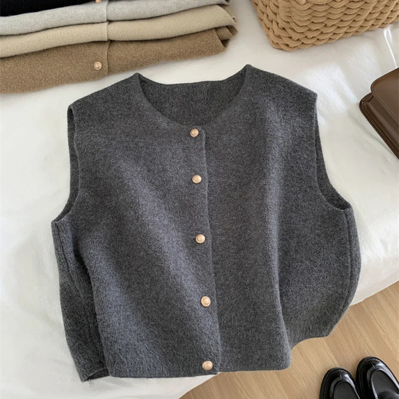 1+1 FREE | Amanda - Knitted Sleeveless Vest