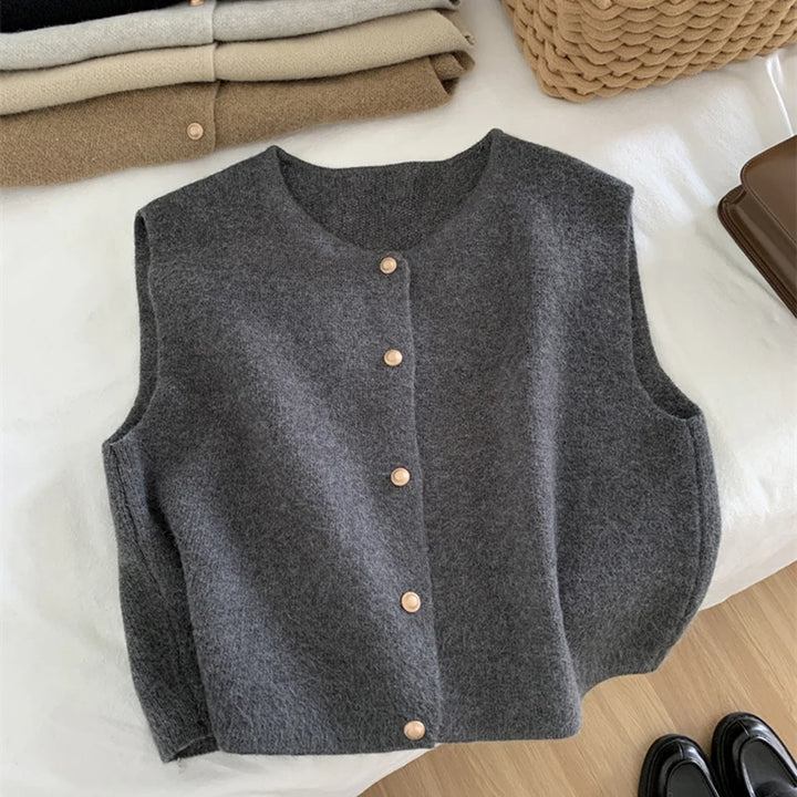 1+1 FREE | Amanda - Knitted Sleeveless Vest
