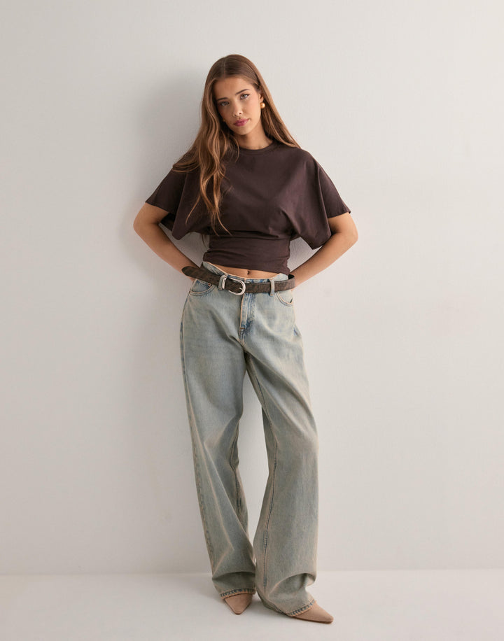 1+1 FREE | Bianca - Wide sleeve icon T-shirt