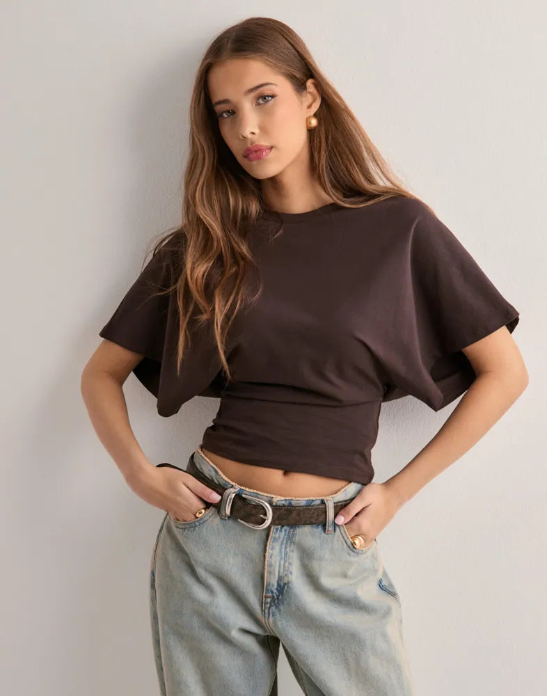 1+1 FREE | Bianca - Wide sleeve icon T-shirt