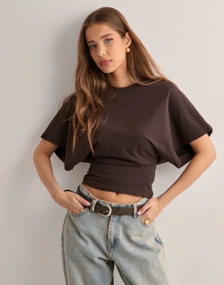 1+1 FREE | Bianca - Wide sleeve icon T-shirt