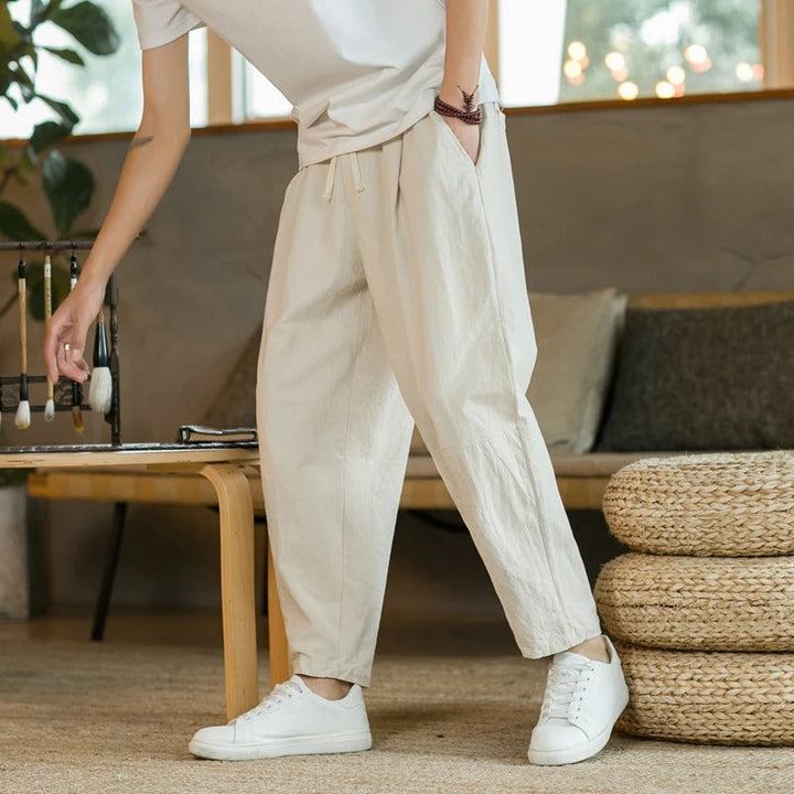 1+1 FREE | Fresco - Cotton Trousers