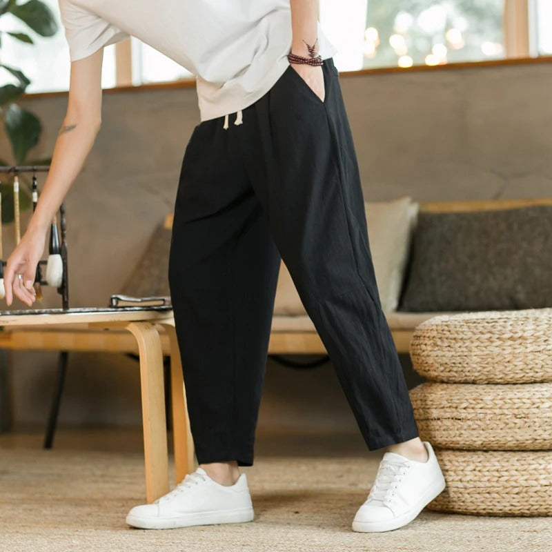 1+1 FREE | Fresco - Cotton Trousers