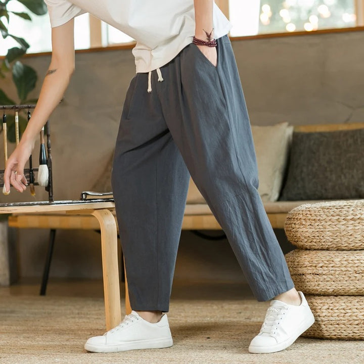 1+1 FREE | Fresco - Cotton Trousers