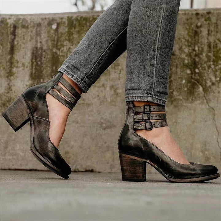 Celeste | Vintage-Inspired Comfort Pumps