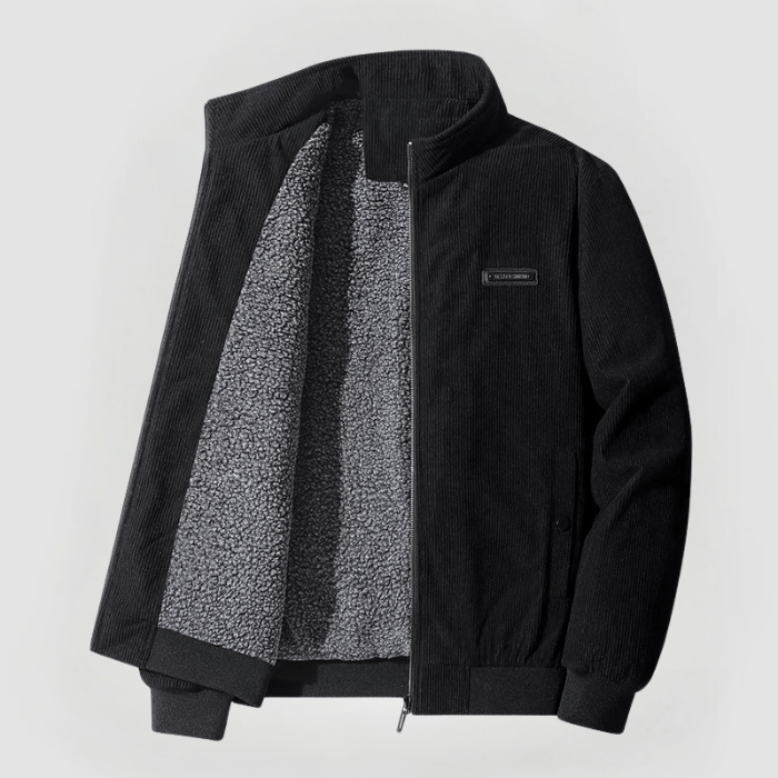 RUDOLF - CORDUROY JACKET WITH FLEECE LINING