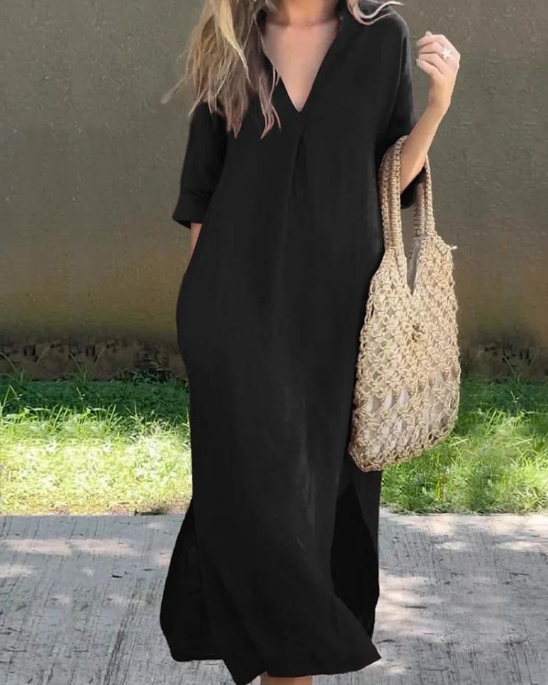 Simba | Effortless Dress With Pockets