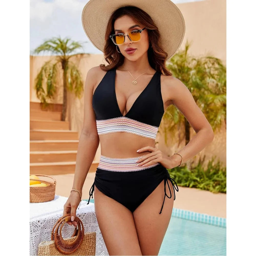 Sandra | Sculpting High-Waisted Bikini