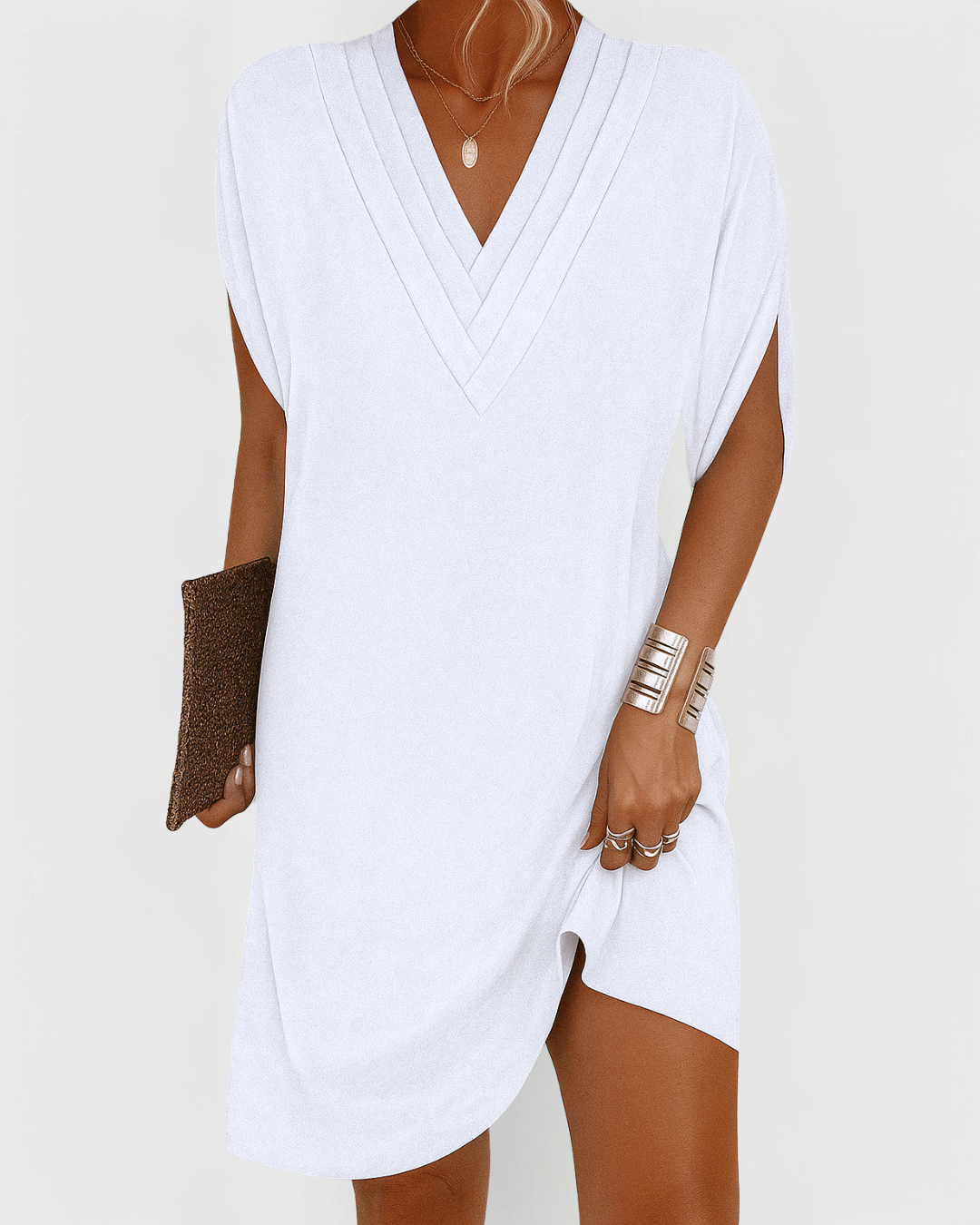 Jannie | Elegant V-Neck Dress