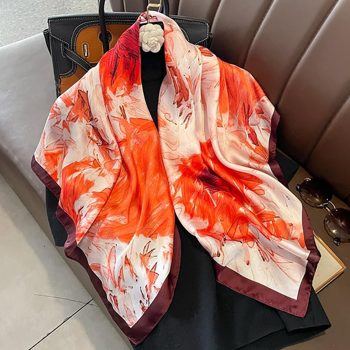 Aveline | Silk-Touch Statement Scarf