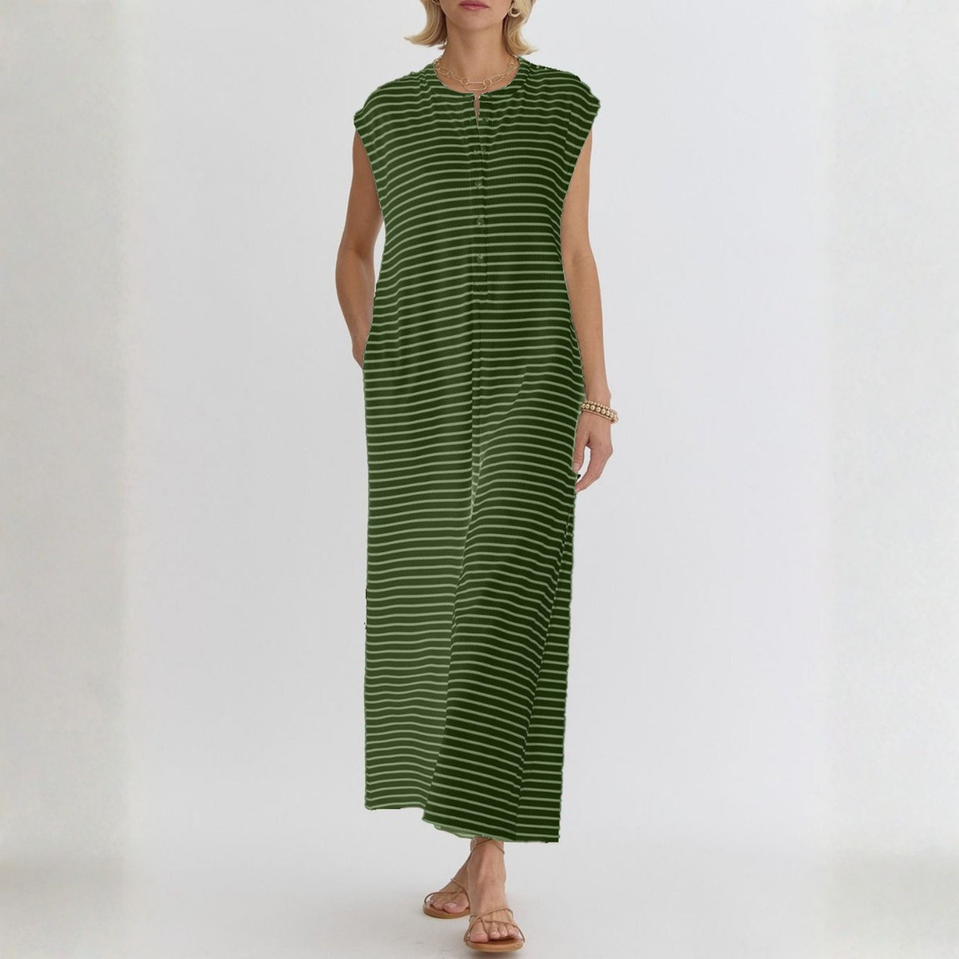 Brynn | Striped Wide-Leg Jumpsuit