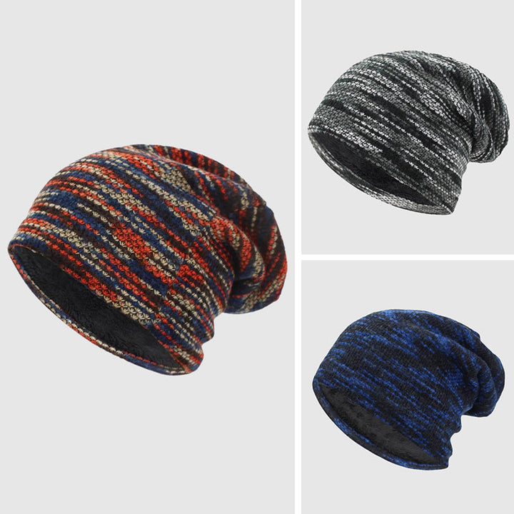 1+1 FREE | Myles - Striped Beanie