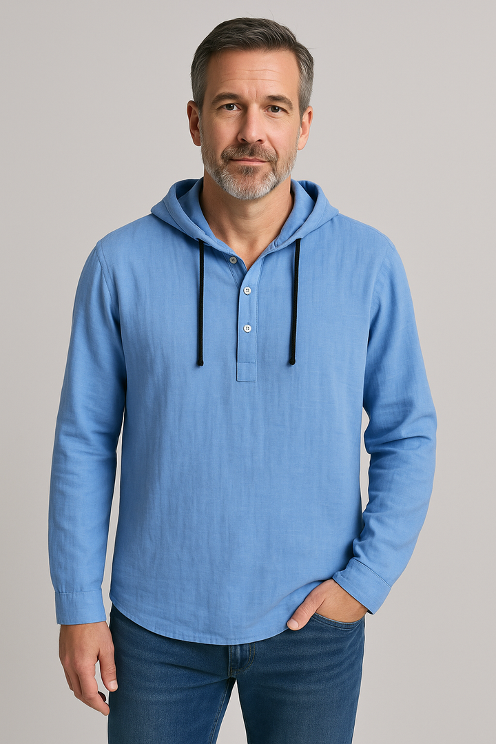 Grayson | Refined Hooded Shirt