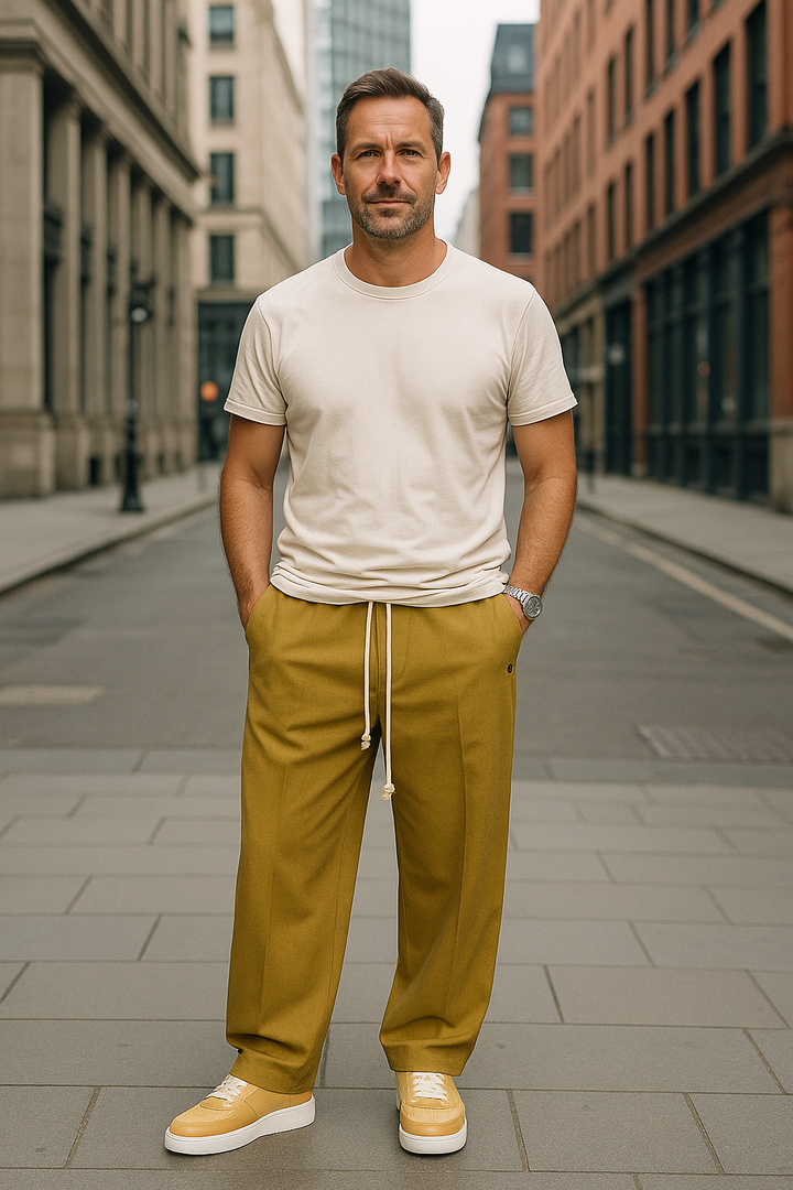 Keaton | Smart Drawstring Trousers