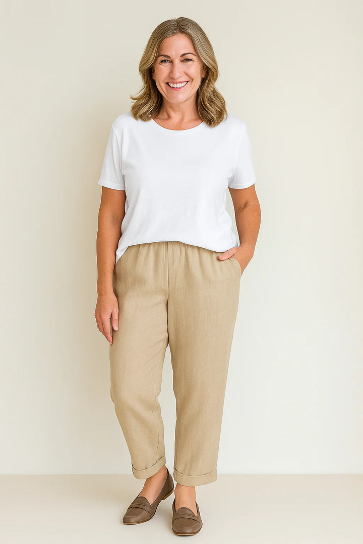Lyria | Sleek Wide-Leg Trousers