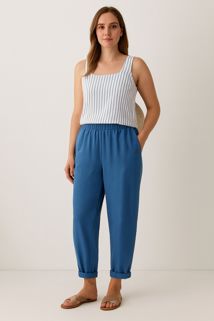 Lyria | Sleek Wide-Leg Trousers