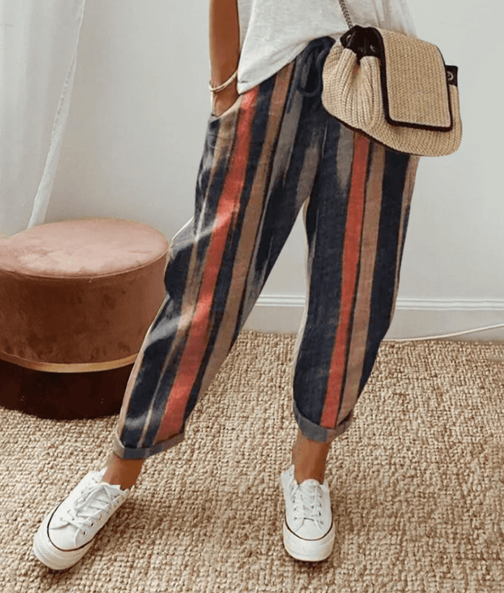 Lois - Elegant cotton pants | 1+1 FREE