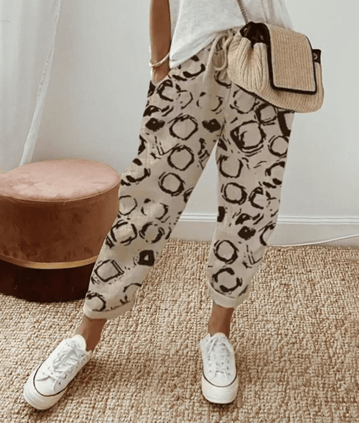 Lois - Elegant cotton pants | 1+1 FREE