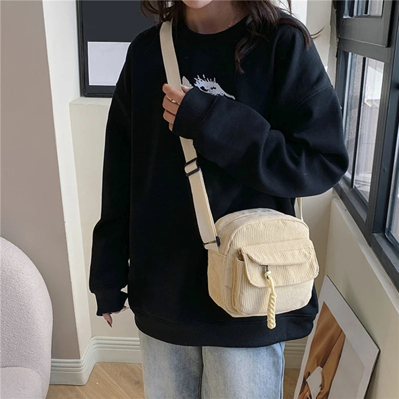 1+1 FREE | Piper -  Premium Corduroy Crossbody Bag