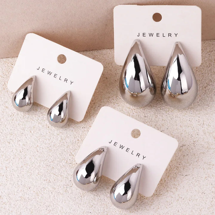 Celestia | Vintage Dome Drop Earrings