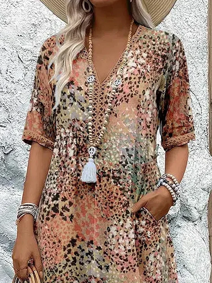 Yvonne – The Vibrant Midi Dress | 1+1 FREE
