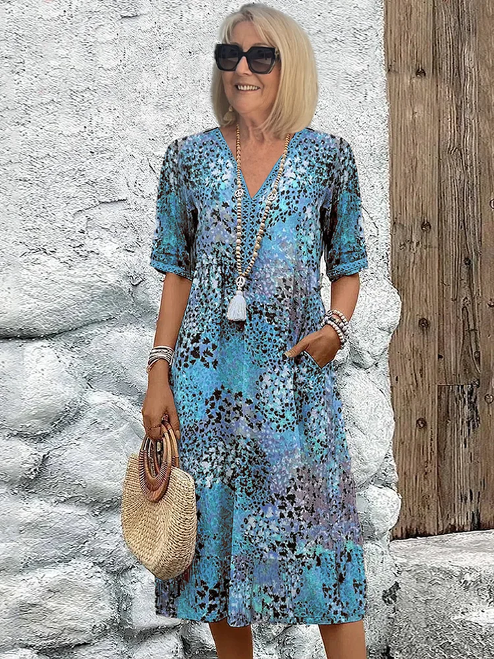 Yvonne – The Vibrant Midi Dress | 1+1 FREE