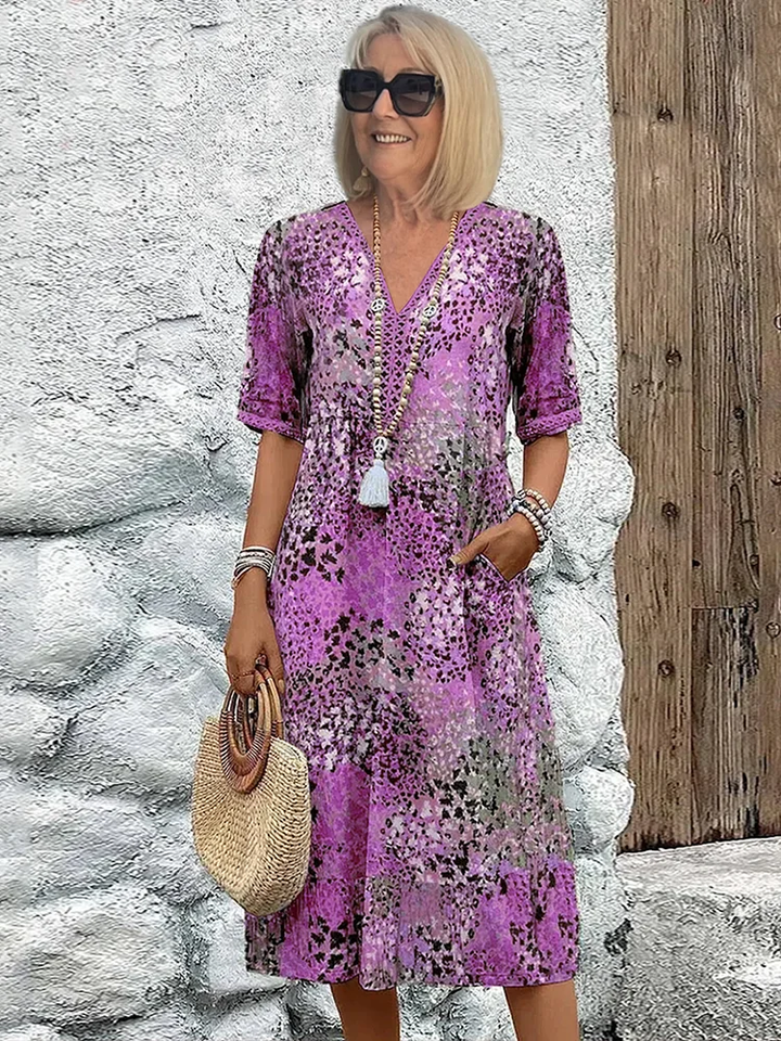 Yvonne – The Vibrant Midi Dress | 1+1 FREE