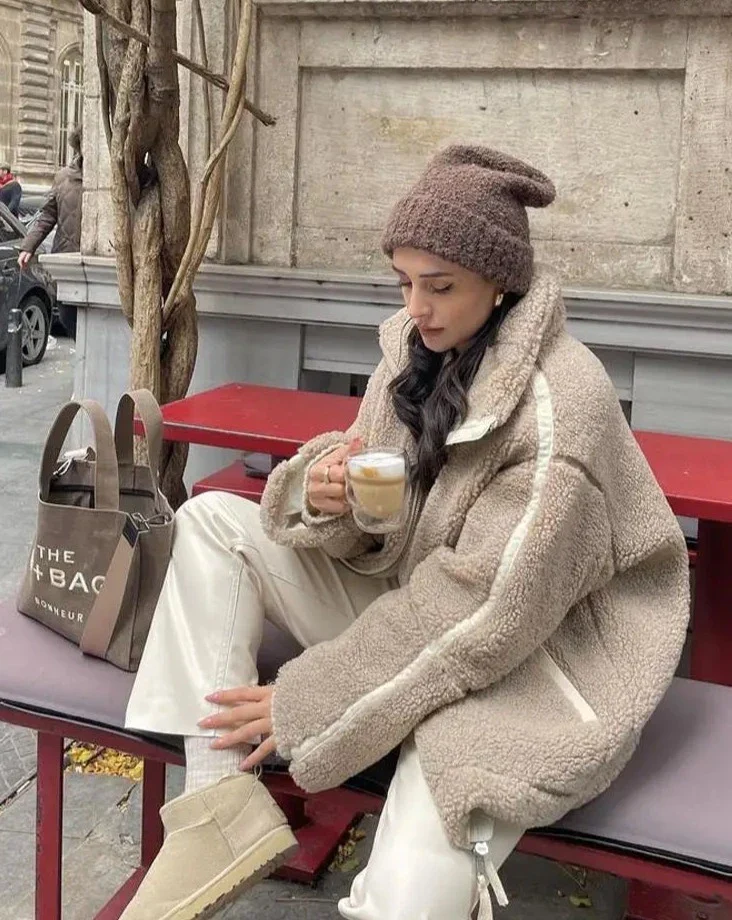Kaja | Cozy Teddy Coat