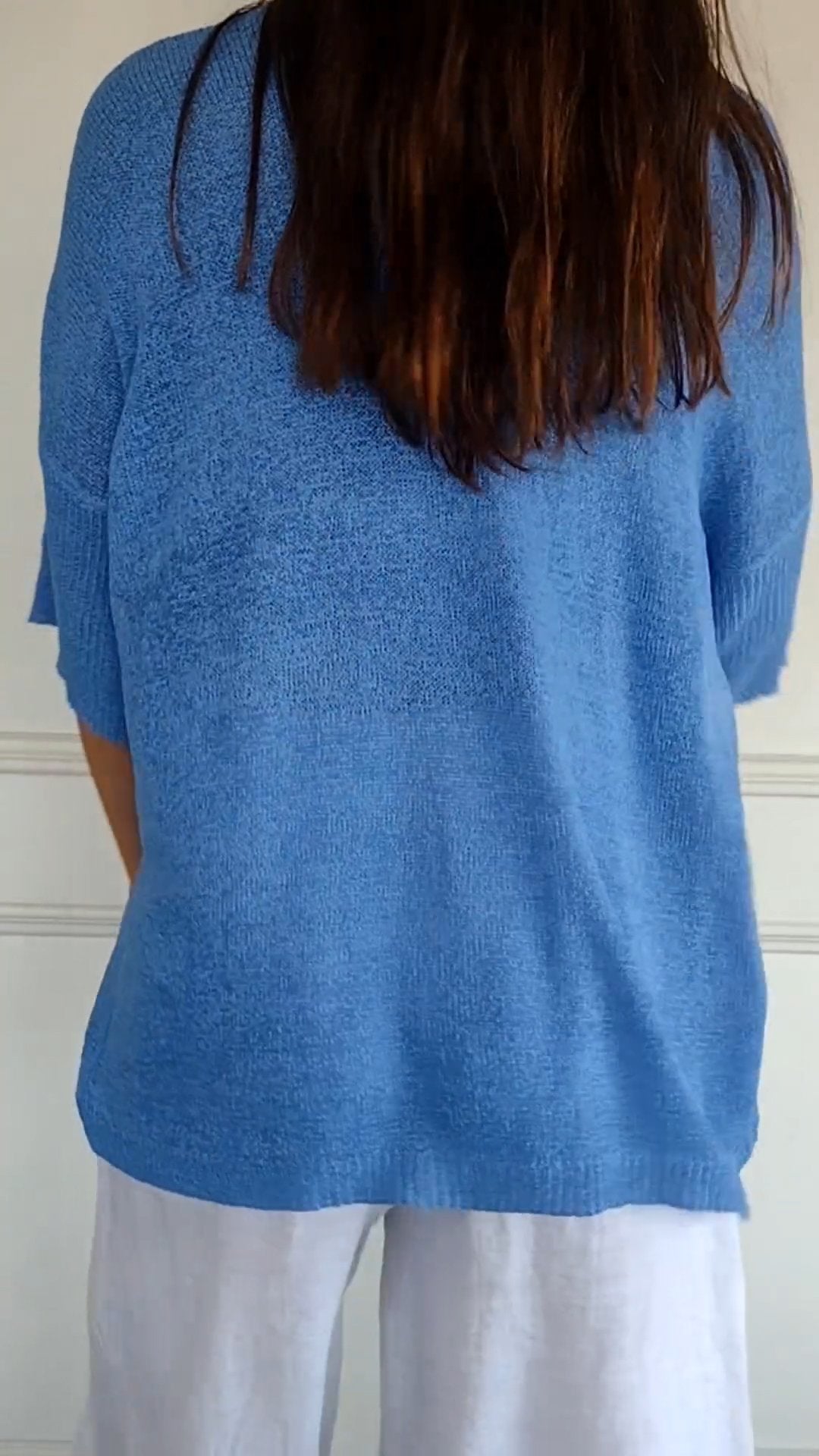 Alina | Soft Knit V-Neck Top