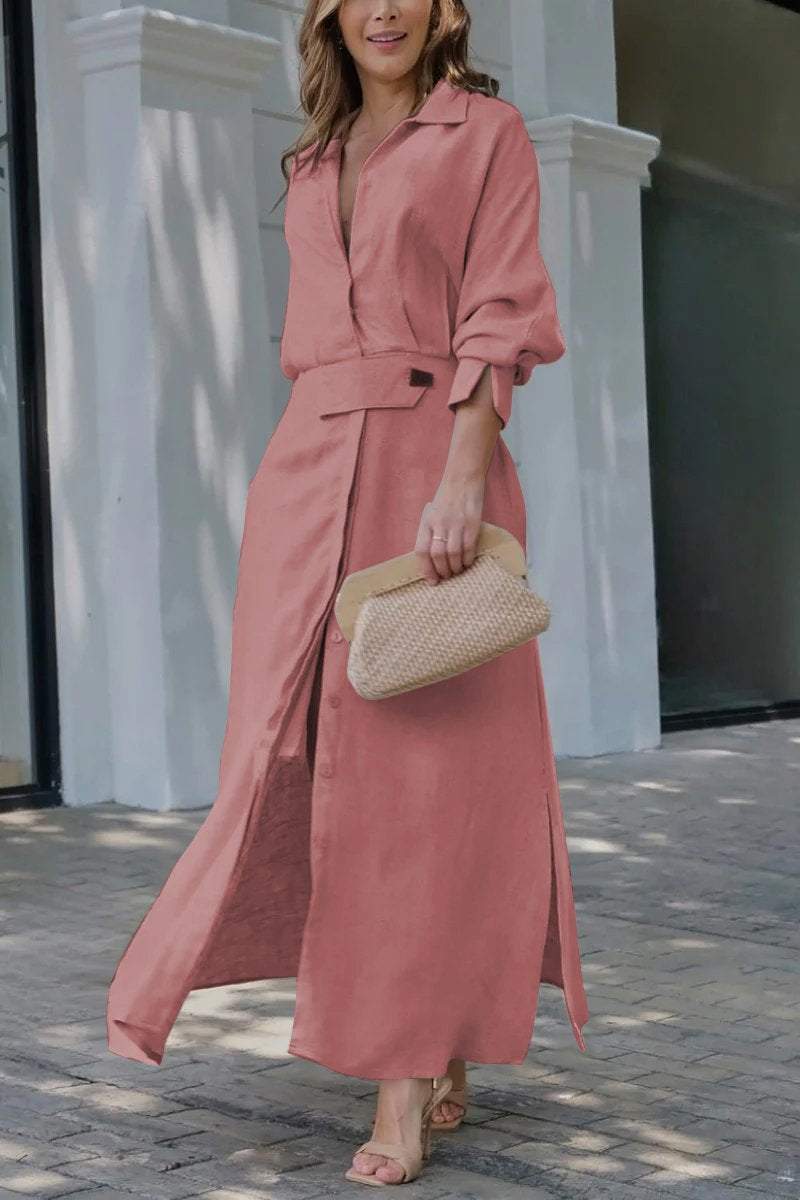 Jeanette | Effortless V-Neck Maxi Dress