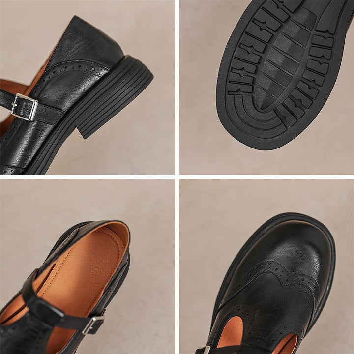 Marina | Elegant Vegan Leather Mary Janes