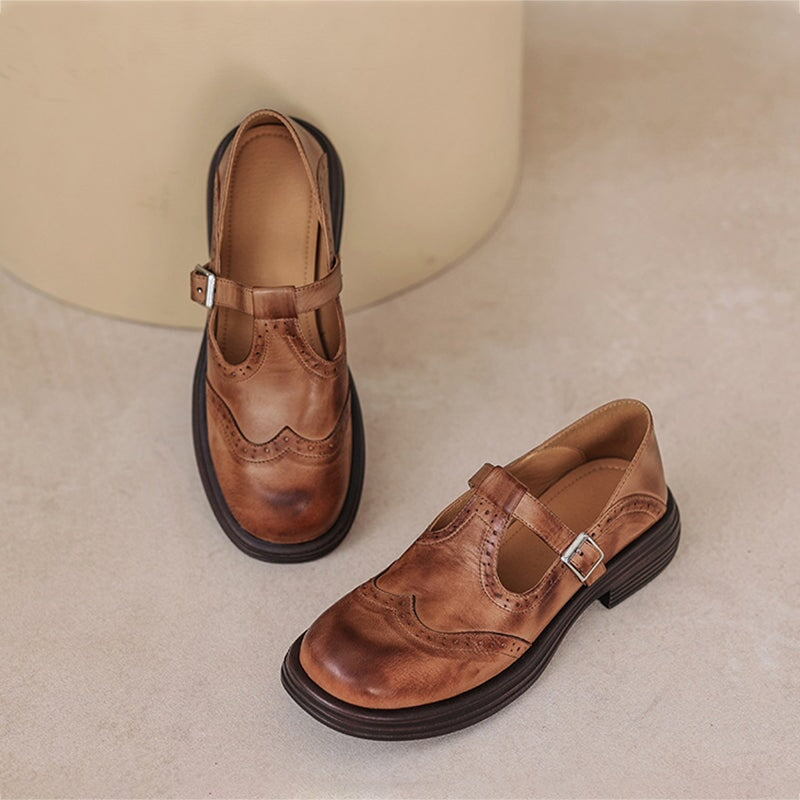 Marina | Elegant Vegan Leather Mary Janes