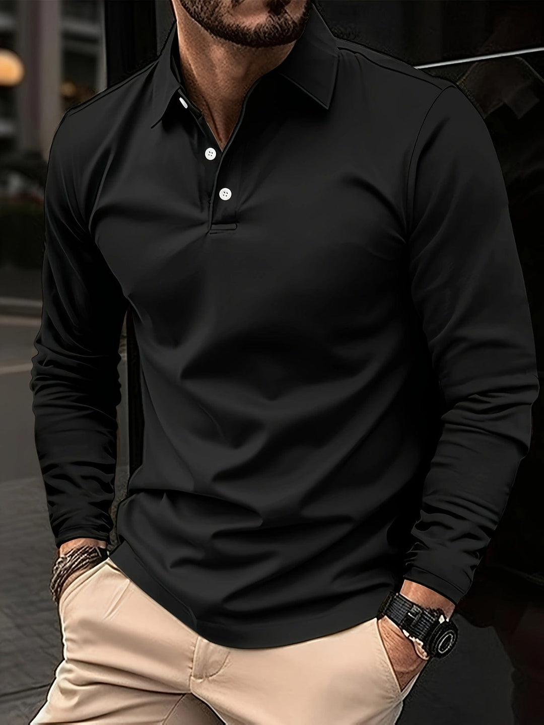1+1 FREE | Patrick - Long Sleeve Polo