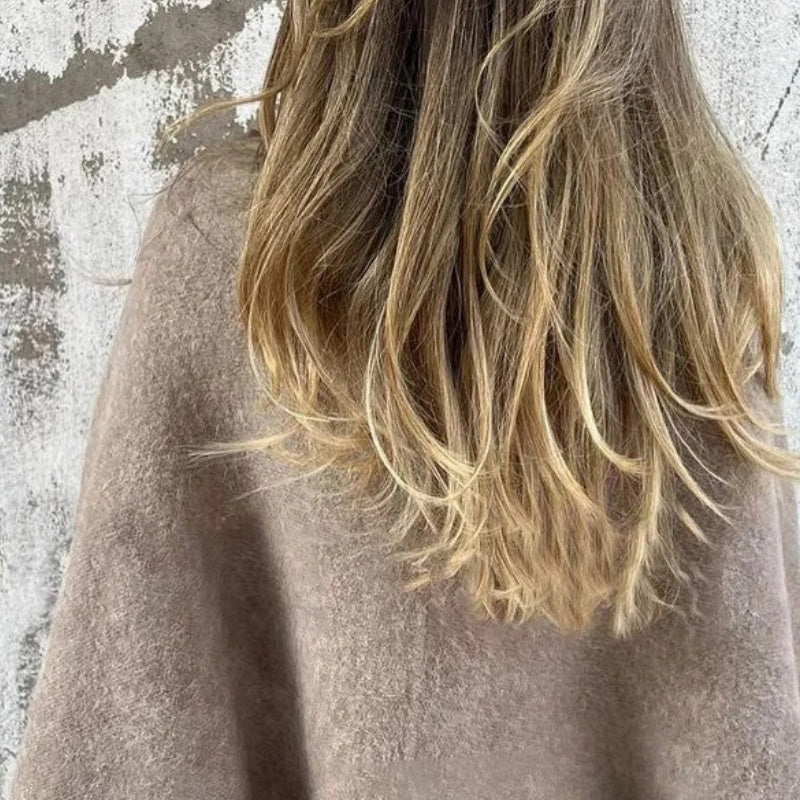 Debbie - Coat with Round neck and Long Sleeves
